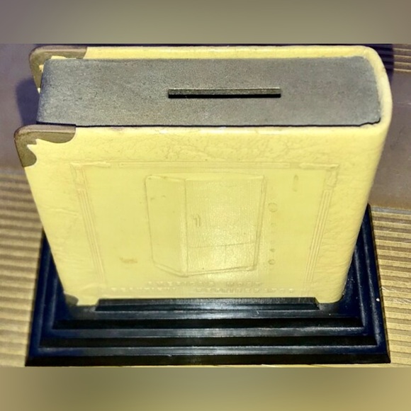 Vintage 1920s Antique Zell Brand HOTPOINT ELECTRIC REFRIGERATORS Money Coin Bank - Picture 6 of 10